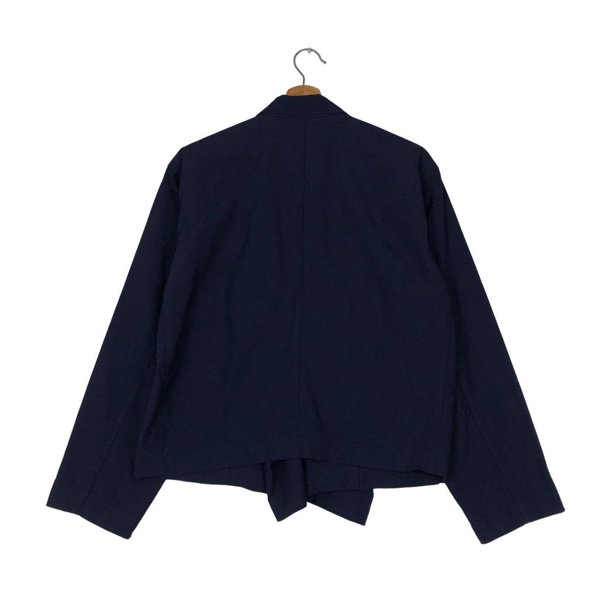 Issey Miyake 🔥Cropped Bomber Jacket Buttonless Double Breast Plantation Size US M / EU 48-50 / 2 - 8 Thumbnail