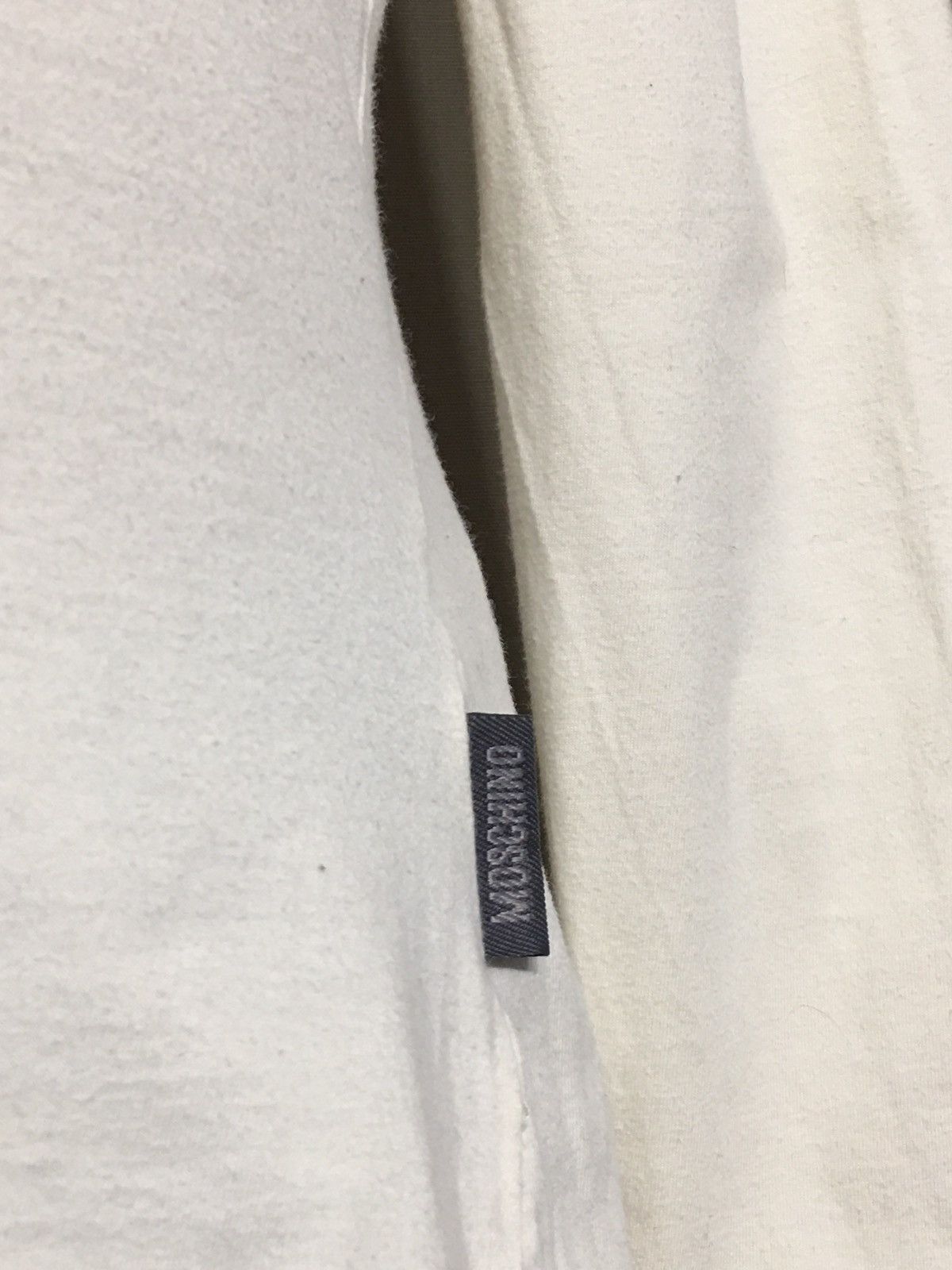 Moschino Moschino Drink Me White Cotton Long sleeve T-Shirt Size M / US 6-8 / IT 42-44 - 3 Thumbnail