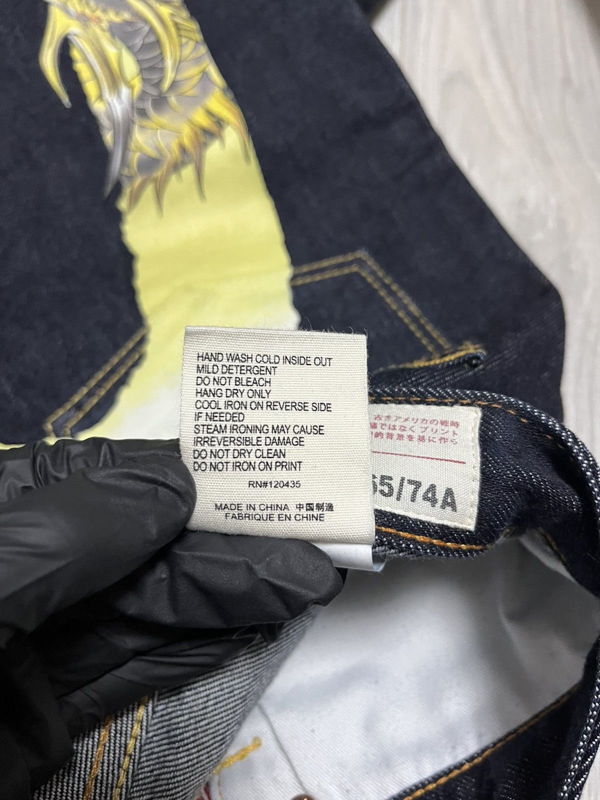 Evisu Evisu Daicock Dragon Jeans Size US 29 - 6 Thumbnail