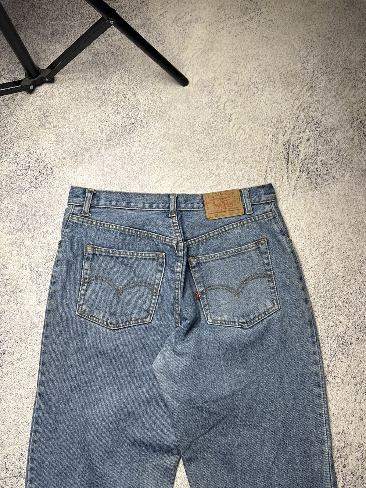 Levi's Vintage Levis 881 Denim Pants Made In USA Size US 34 / EU 50 - 2 Thumbnail