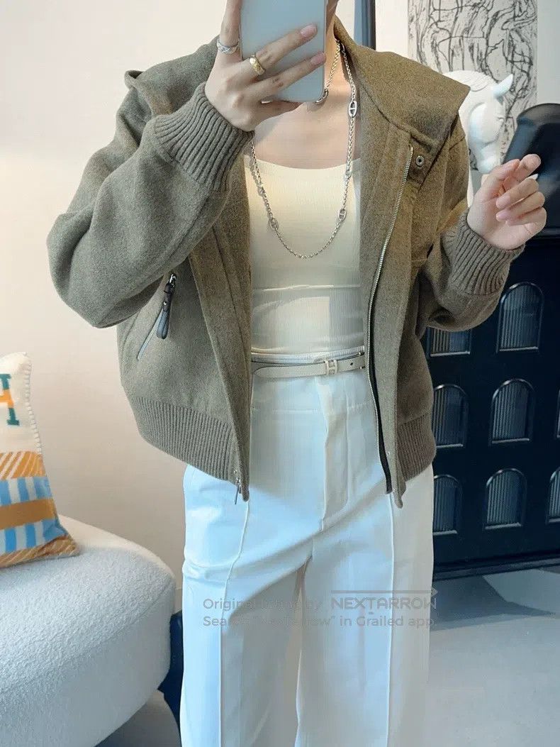 Hermes Hermes Linen shirt jacket, 100% linen, long-sleeve shirt j Size XS / US 0-2 / IT 36-38 - 6 Thumbnail