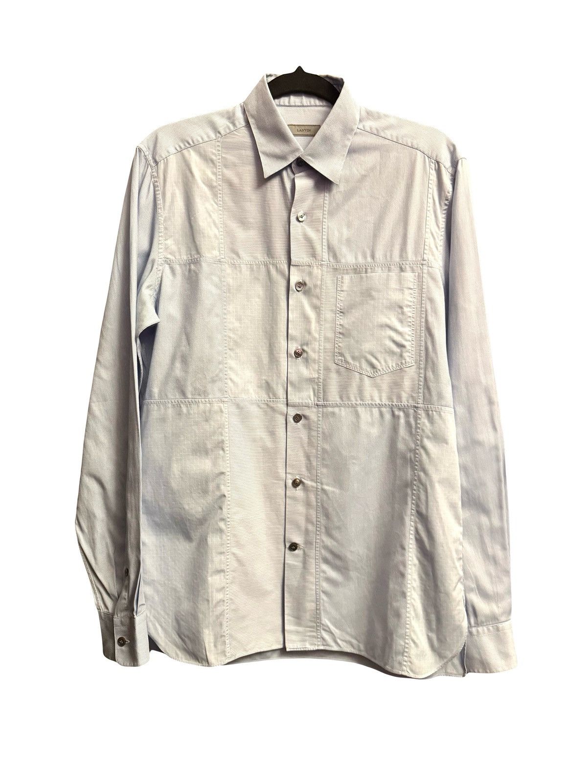 Lanvin Lanvin patchwork office shirt 37 men relax fit Size US XS / EU 42 / 0 - 1 Thumbnail
