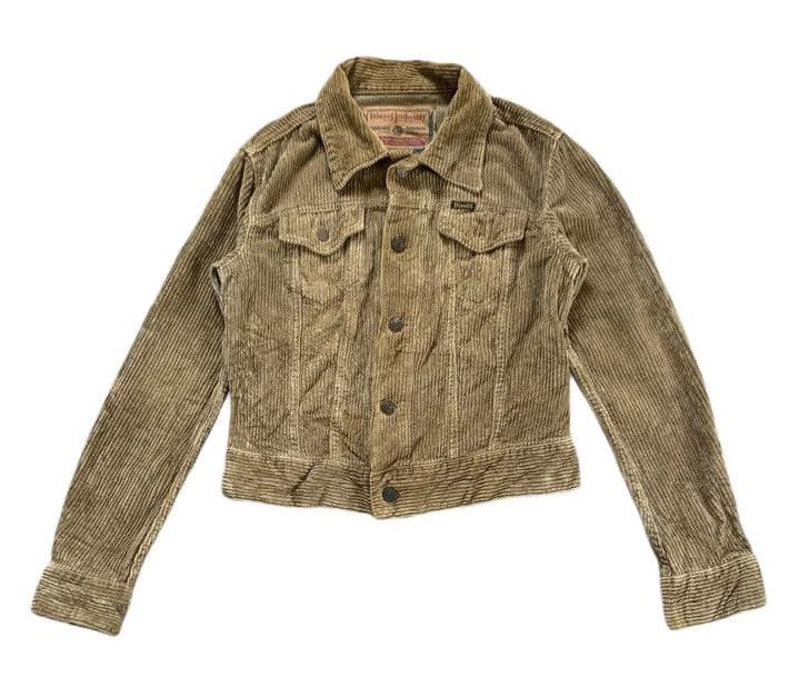 Diesel Diesel Industry Corduroy Crop Style Jacket Made in Italy Size US S / EU 44-46 / 1 - 1 Thumbnail