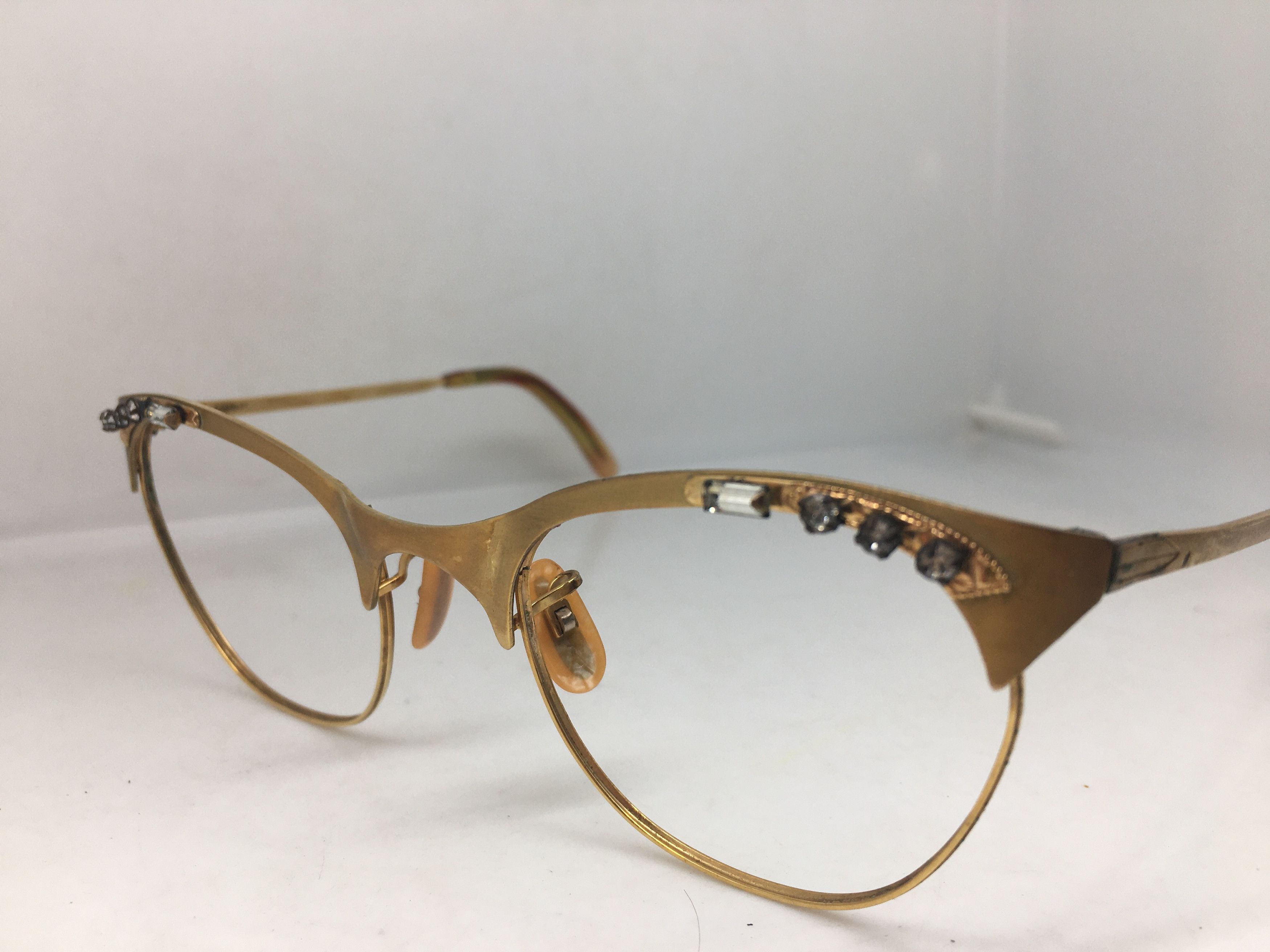 Vintage Vintage Diva Cateye Gold-filled Eyeglasses Frame Size ONE SIZE - 3 Thumbnail
