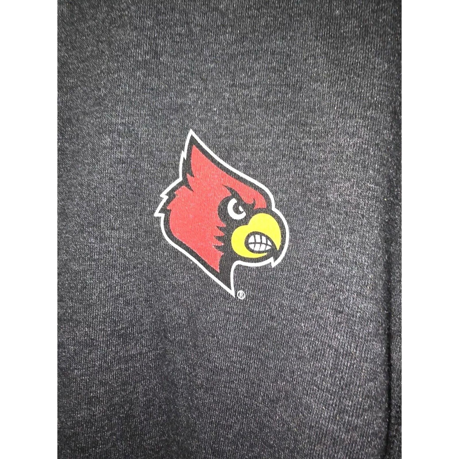 Colosseum Athletics Louisville Cardinals Pullover Womens Size XL Gray 1/4 Zip Size XL / US 12-14 / IT 48-50 - 2 Thumbnail