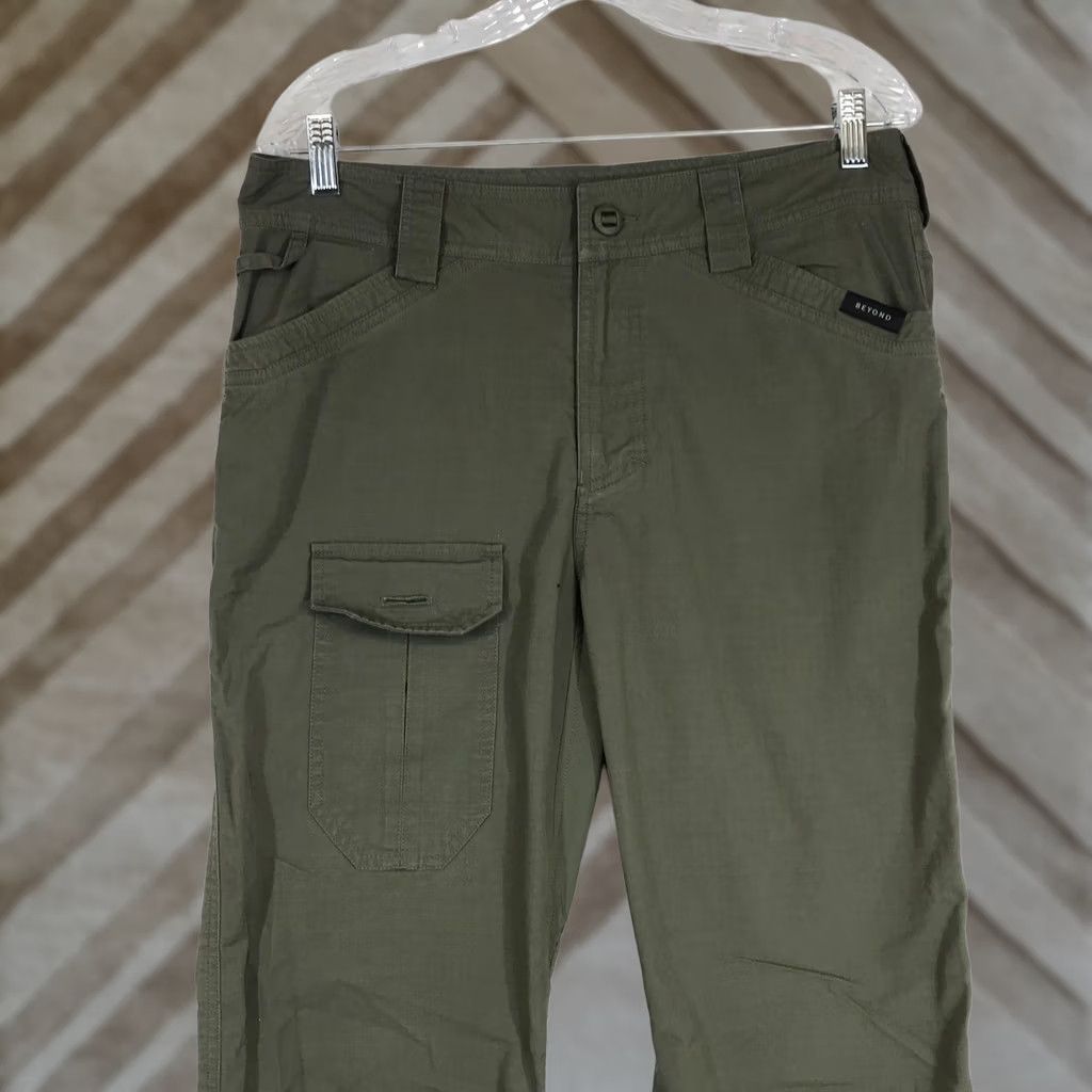 Vintage Beyond Clothing Tactical Cargo Pants Mens Ranger Green Cordura Ripstop Outdoor Pants Size US 32 / EU 48 - 1 Thumbnail