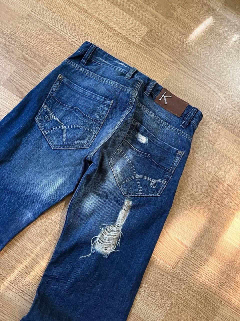 Hysteric Glamour LGB If Six Was Nine style Distressed Jeans Y2K Archive Size US 28 / EU 44 - 2 Thumbnail