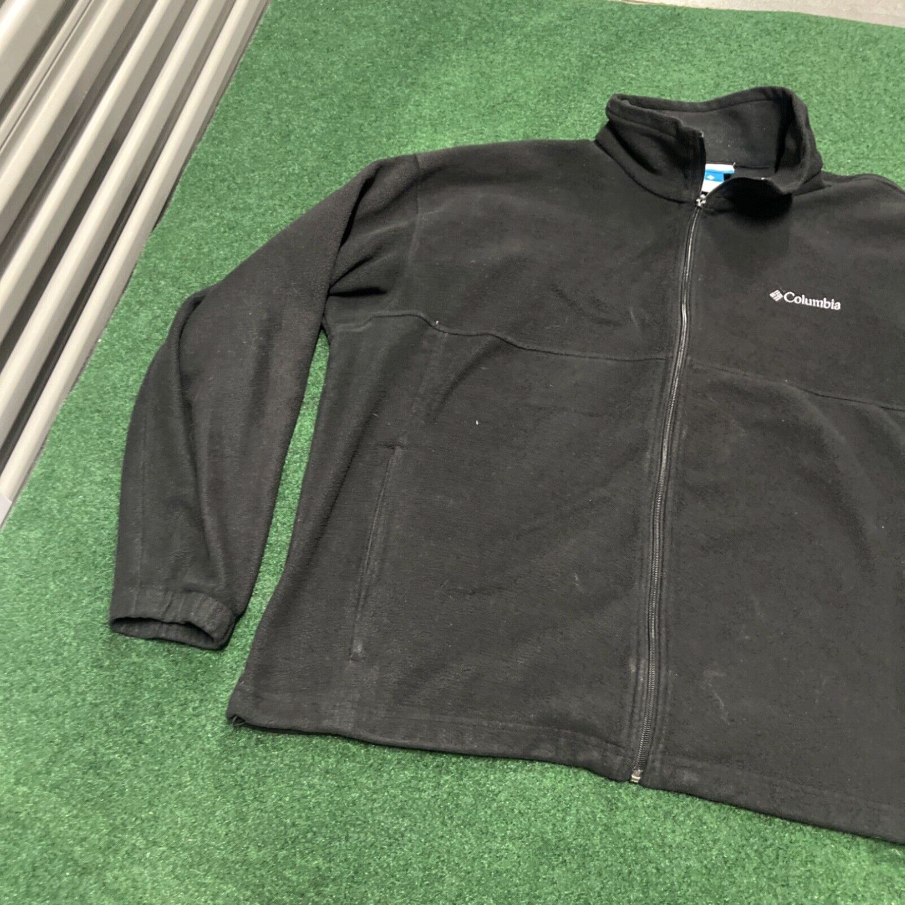 Vintage Columbia Full Zip Fleece Jacket Men 2X Long Sleeve Black Work Outdoors Size US XXL / EU 58 / 5 - 2 Thumbnail