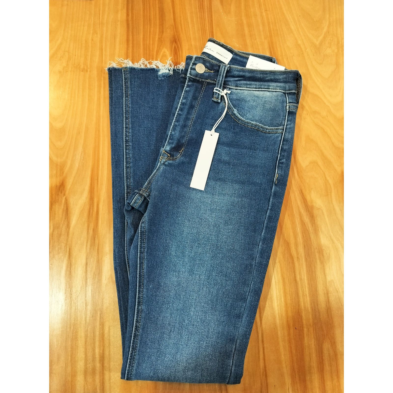 Other KanCan Essentials High Rise Bootcut Jeans Raw Hem 3/25 Size 25" / US 0 / IT 36 - 5 Thumbnail