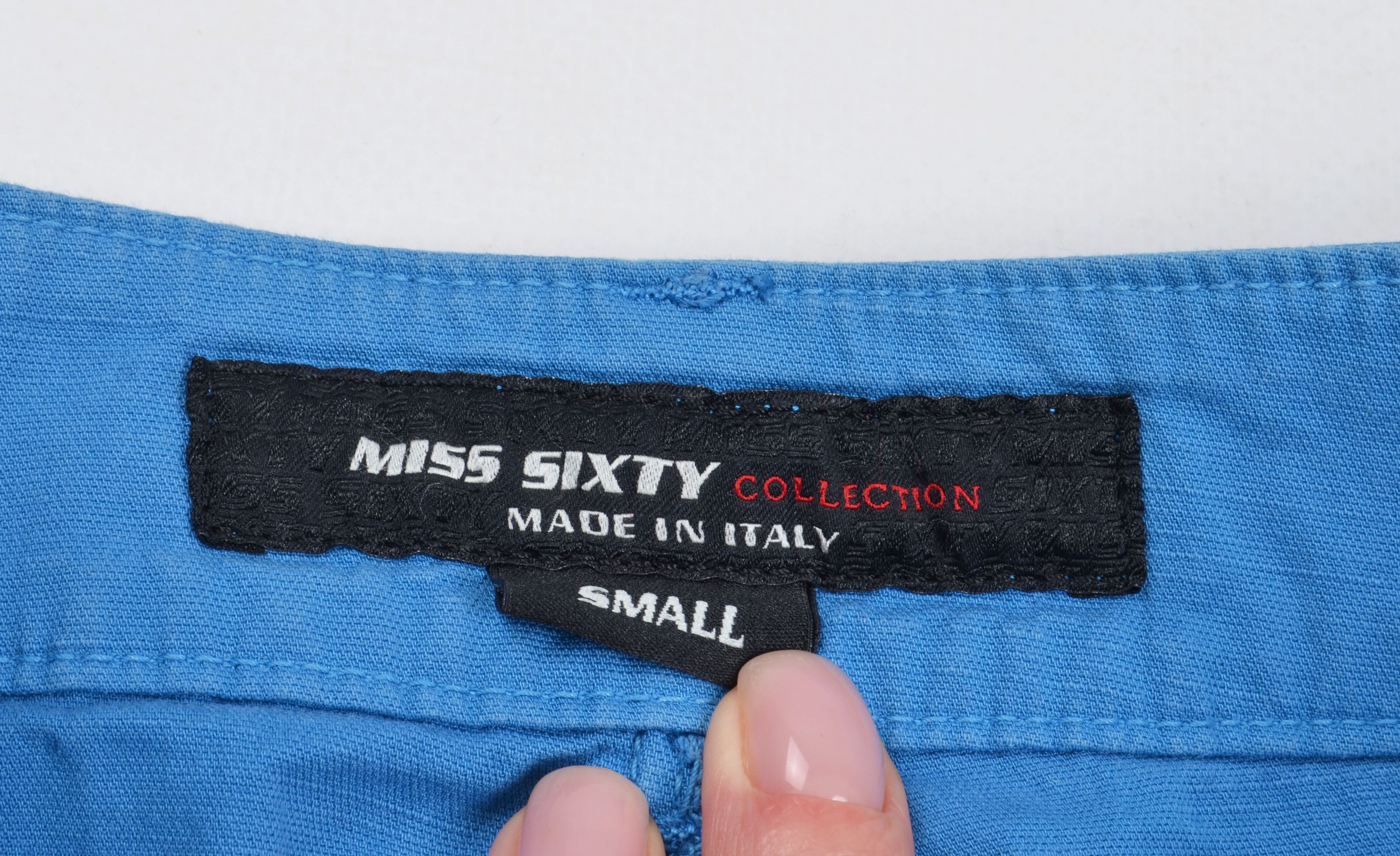Miss Sixty Vintage Miss Sixty Y2K Blue Coquette Mini Skirt Size 30" / US 8 / IT 44 - 6 Thumbnail