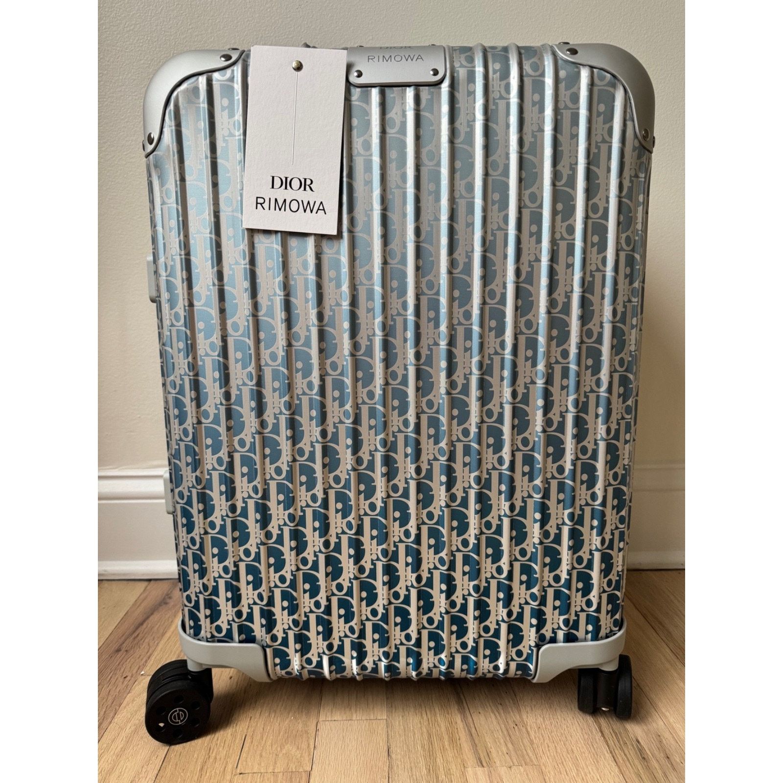Dior Dior x Rimowa 4-Wheel Cabin Suitcase Aluminium Silver Size ONE SIZE - 2 Thumbnail