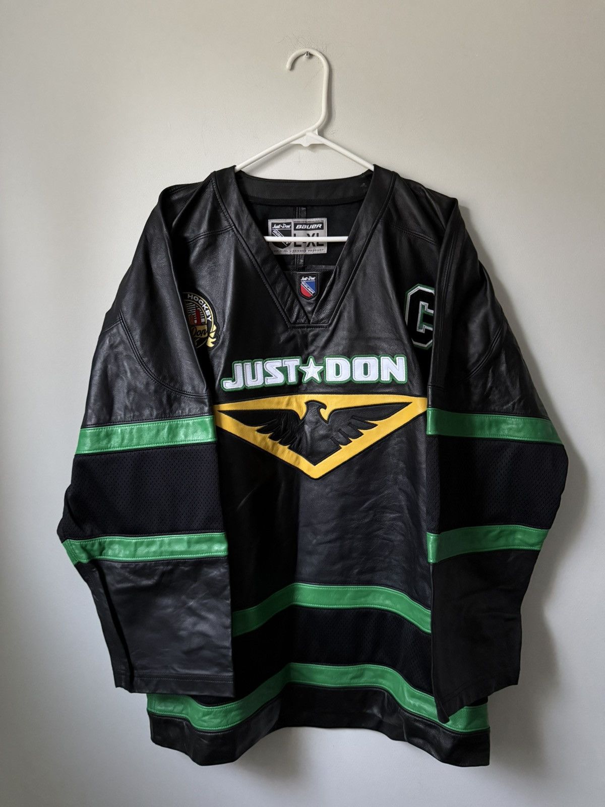 Just Don Just Don x Bauer Leather Hockey Jersey Size US L / EU 52-54 / 3 - 1 Thumbnail