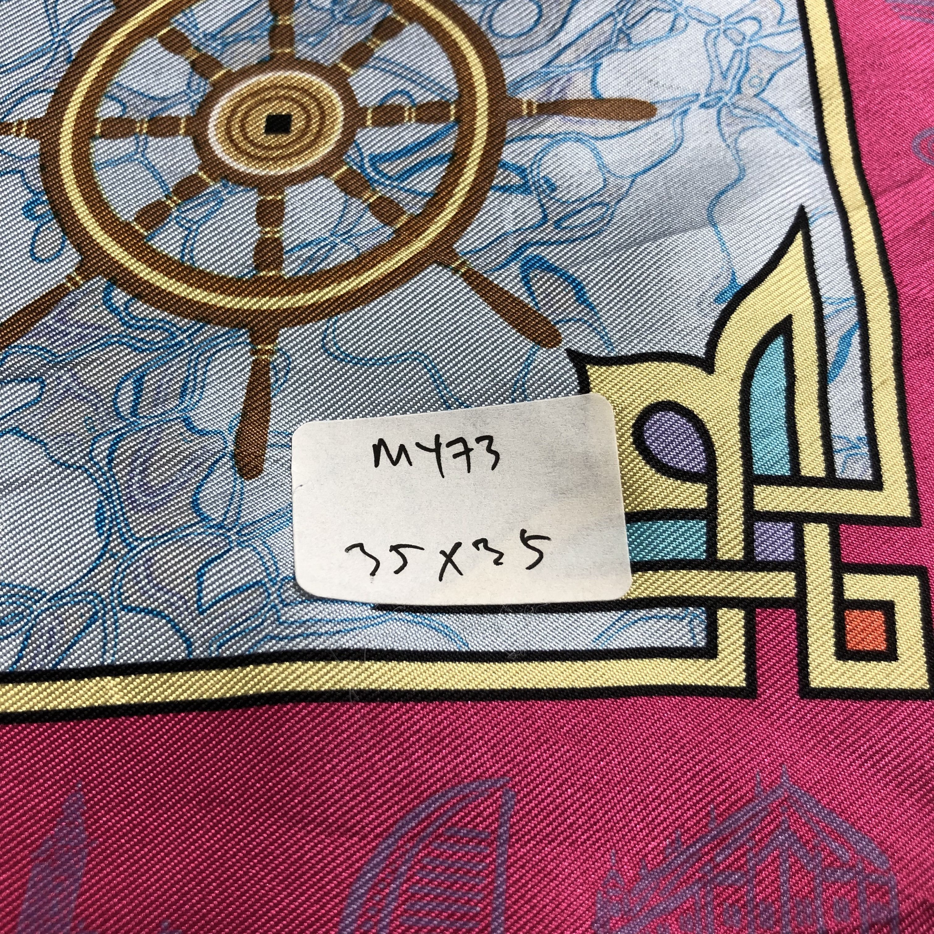 Japanese Brand Yokohama Silk Museum Luxury Silk Scarf M473 Size ONE SIZE - 10 Thumbnail
