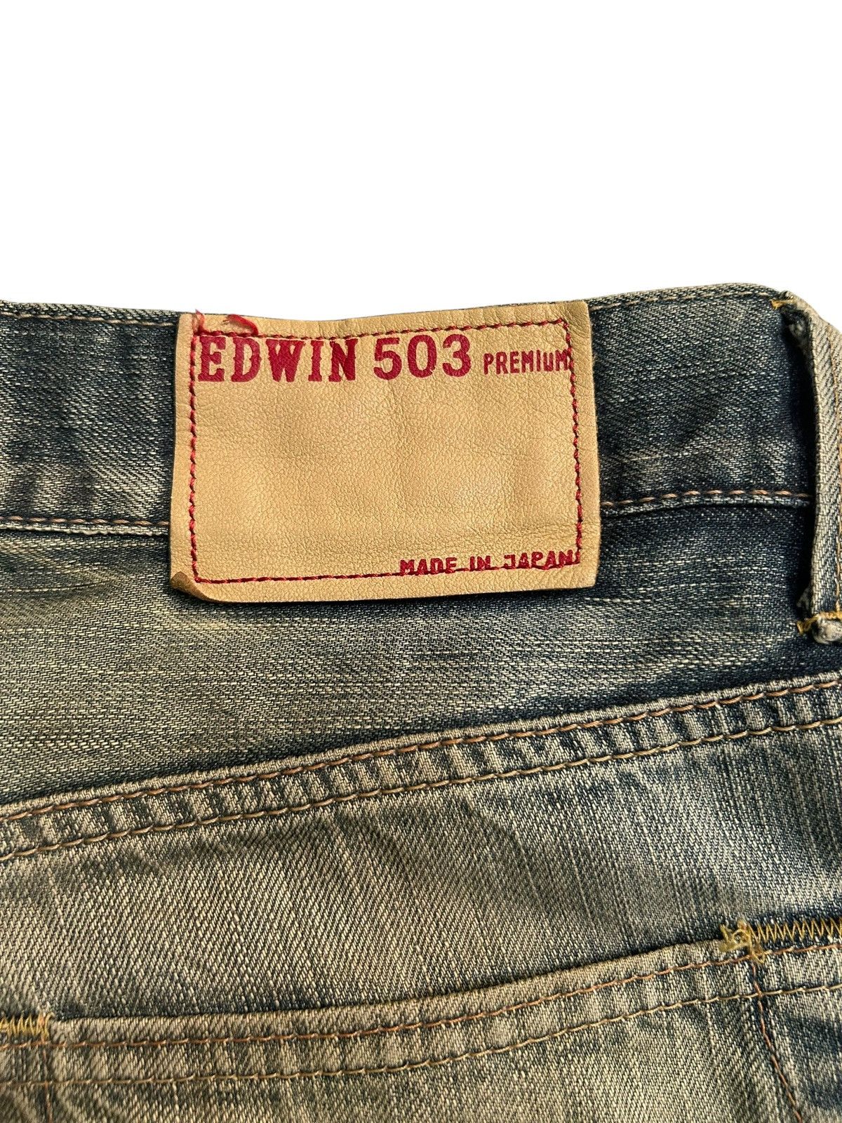 Kapital Vintage Edwin 503 RUSTY MUD WASH Distressed Denim Jeans 🎌☠️ Size US 34 / EU 50 - 12 Thumbnail
