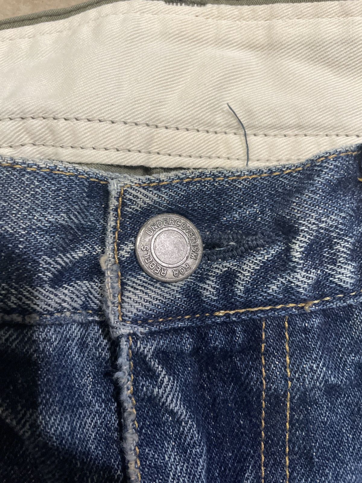 Jun Takahashi Undercover FW10' Hybrid Cargo Pants/Denim Size US 30 / EU 46 - 3 Thumbnail
