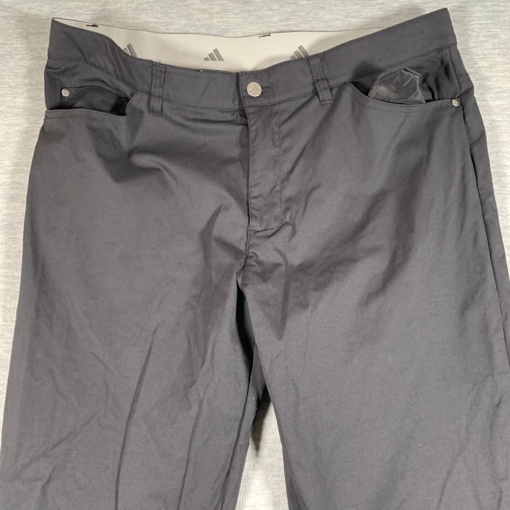Adidas Adidas Golf Pants Mens 36x30 Black Stretch Khakis 5 Pocket Performance Size US 36 / EU 52 - 4 Thumbnail