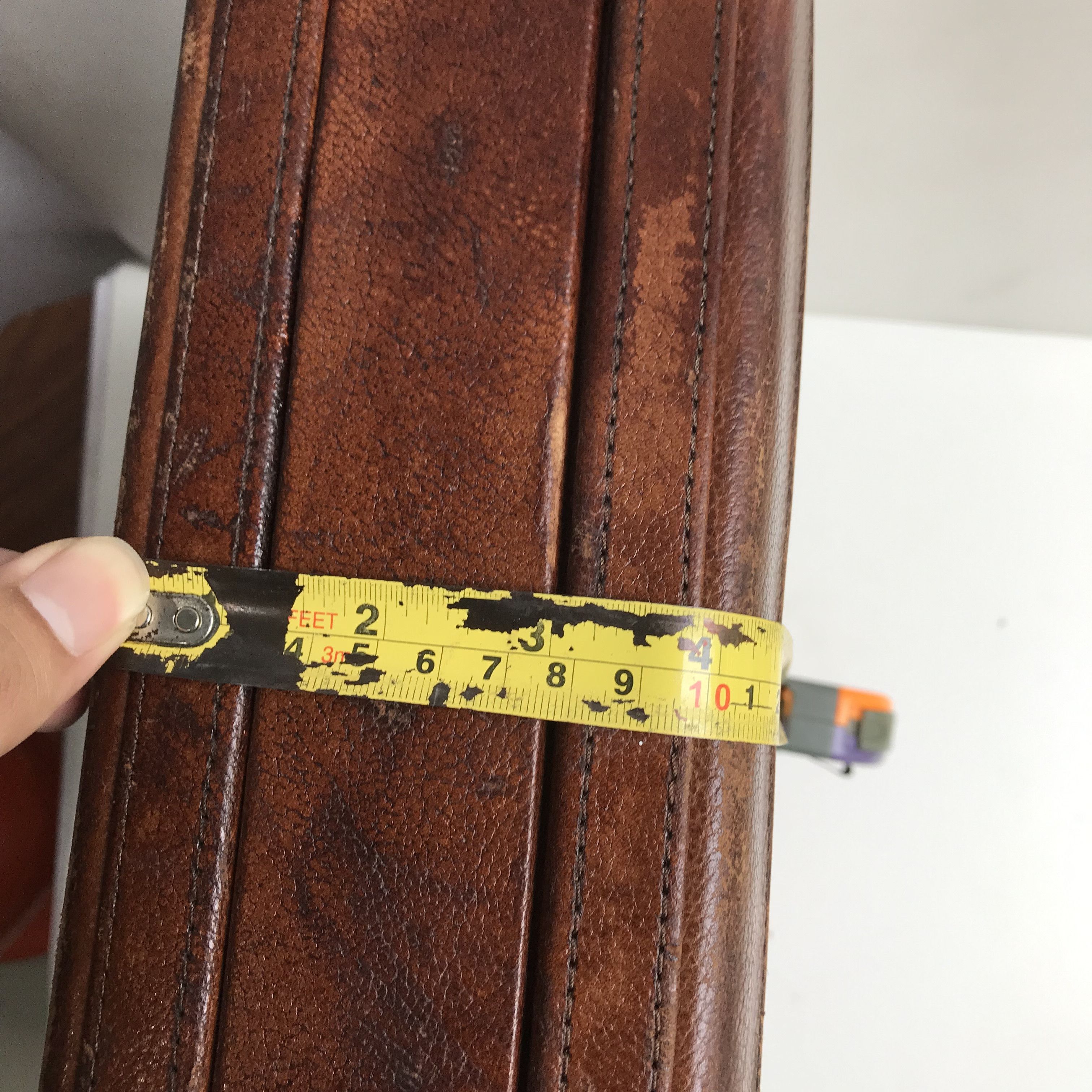 Away Travel Vintage Leather Suitcase TravelMite brown leather suitcase Size ONE SIZE - 13 Thumbnail
