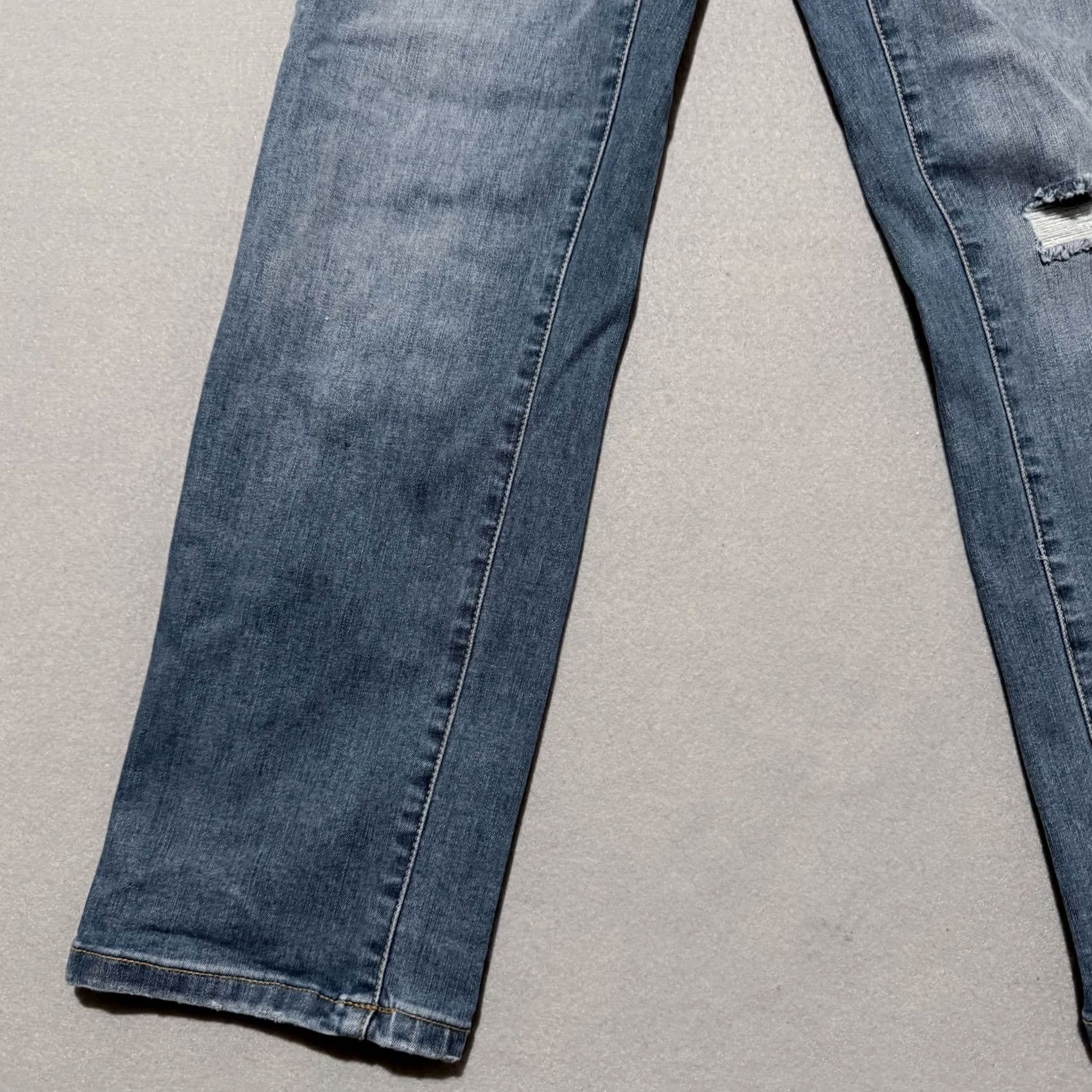 Denime Jennifer Lopez Sculpt Mid-Rise Capri Jeans Blue Denim Classic Zip Fly Women’s 4 Size 27" / US 4 / IT 40 - 5 Thumbnail
