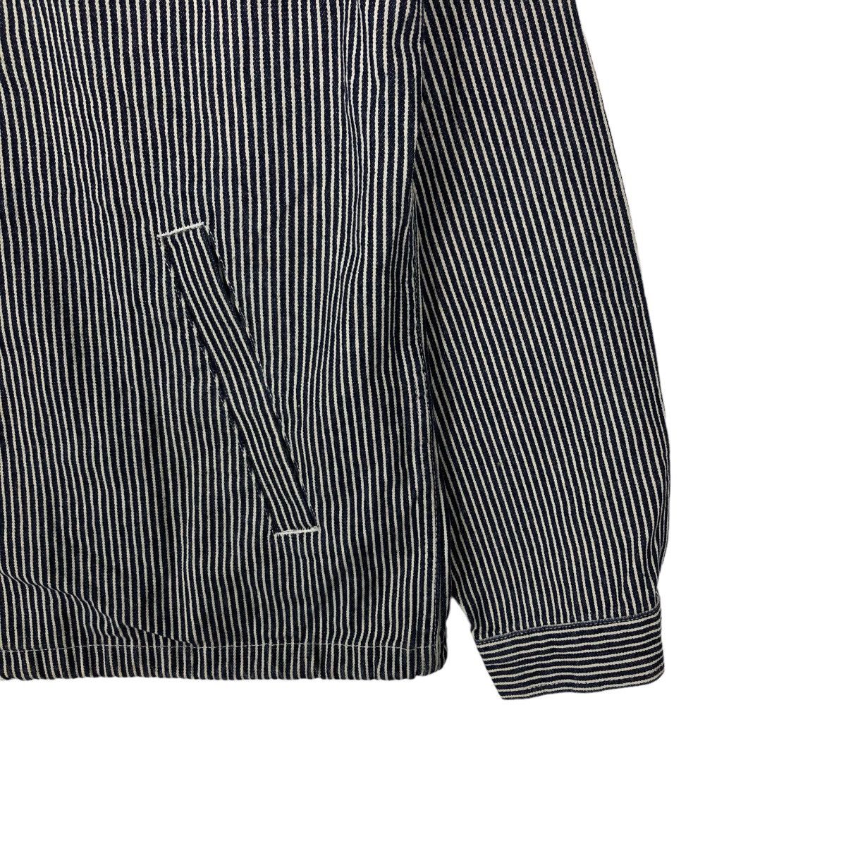 Japanese Brand 🔥90’s VINTAGE HIKORY CHORE JACKET GU JAPAN ISSEY MIYAKE Size US M / EU 48-50 / 2 - 4 Thumbnail