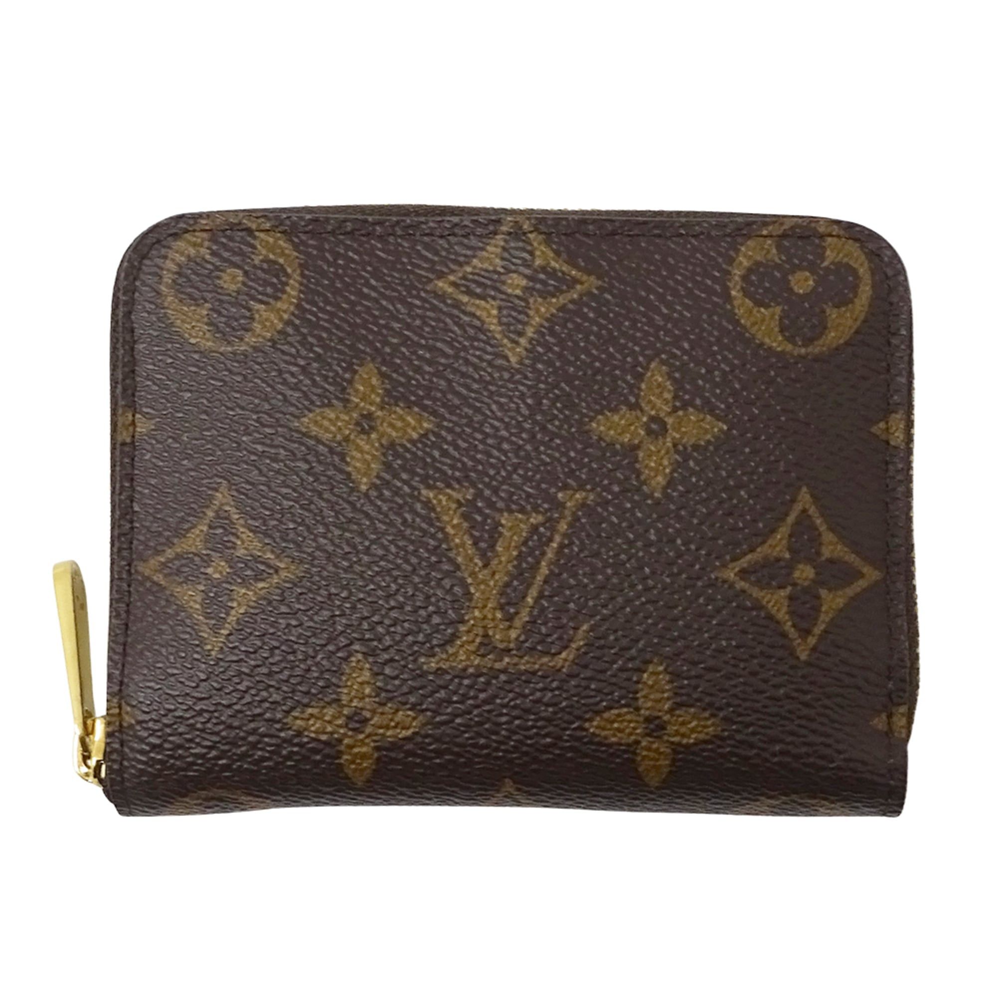 Louis Vuitton Louis Vuitton Monogram Wallet for Women and Men, Brand Wallet/Coin Purse, Zippy Coin Purse M60067 Brown, Round Zipper Size ONE SIZE - 1 Thumbnail