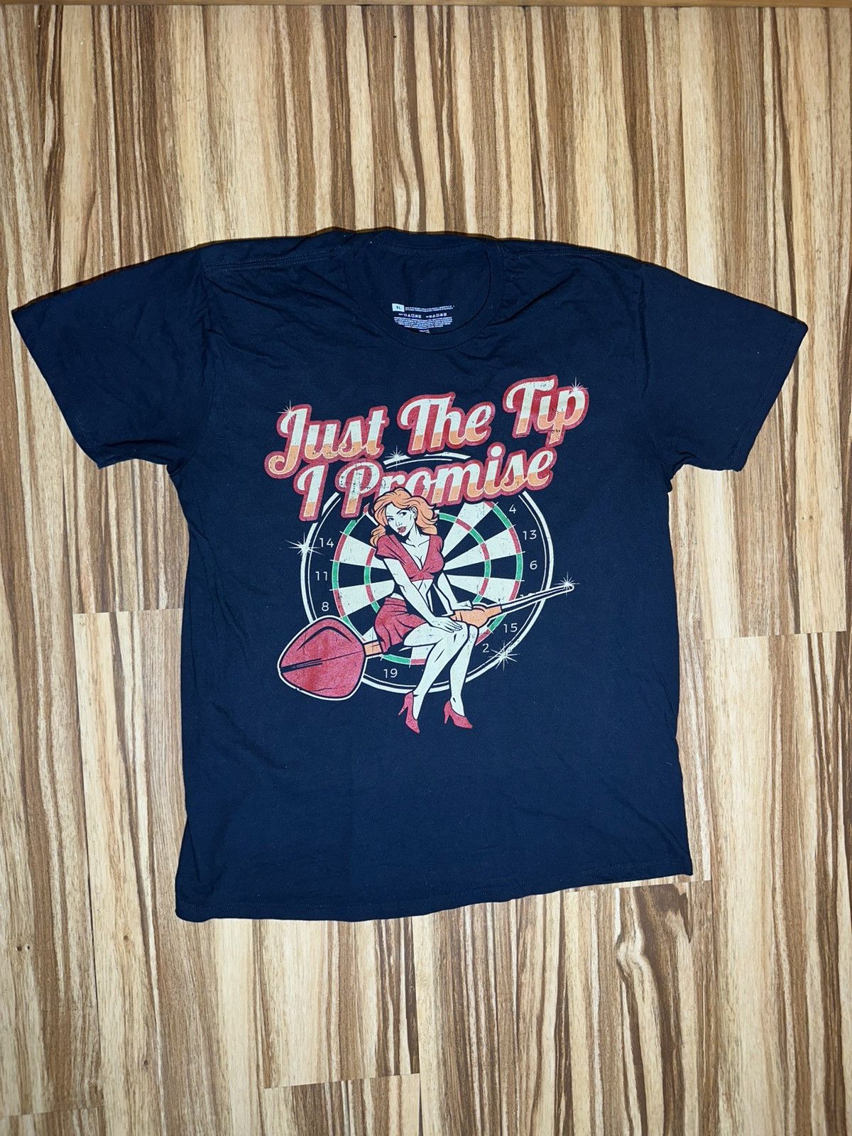 Other Just The Tip I Promise dart print Tshirt Size US XL / EU 56 / 4 - 1 Thumbnail