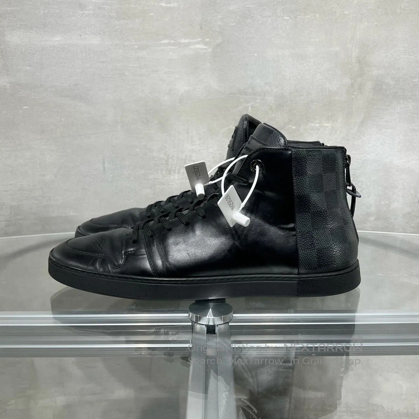 Louis Vuitton Louis Vuitton High-top checkered board shoes Size US 8.5 / EU 41-42 - 3 Thumbnail