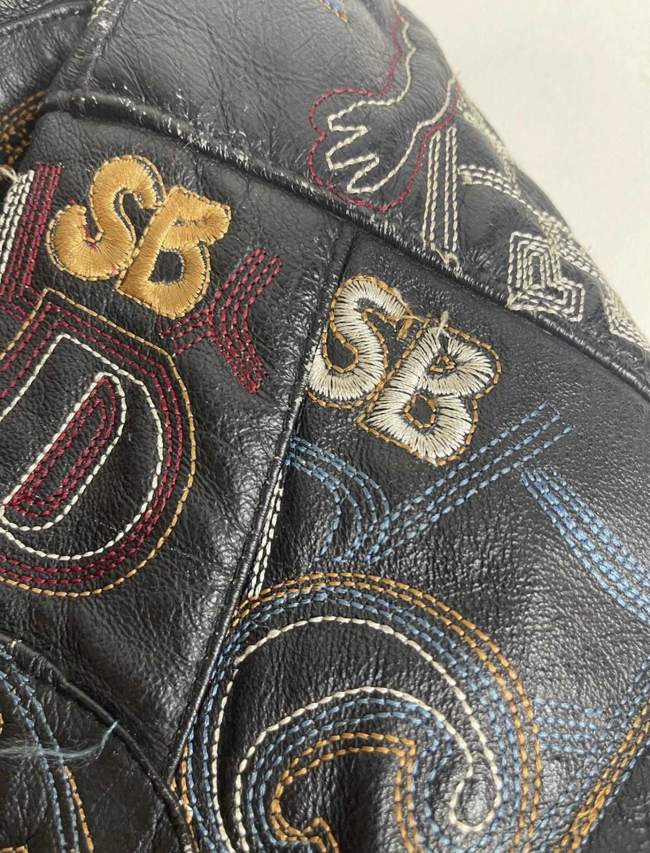 Vintage Vilanto Leather Jacket AOP 3XL Super Bowl World Series Size US XXL / EU 58 / 5 - 10 Thumbnail