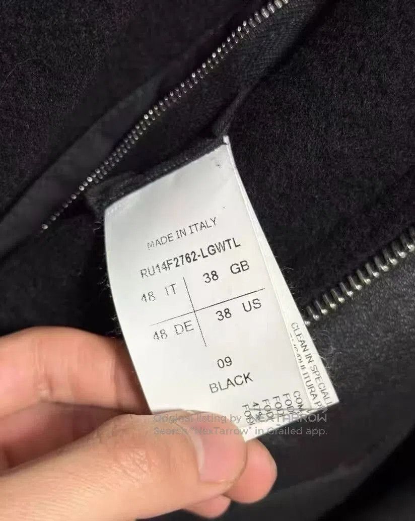 Rick Owens Rick Owens Leather and Fur Jacket. Size US M / EU 48-50 / 2 - 6 Thumbnail