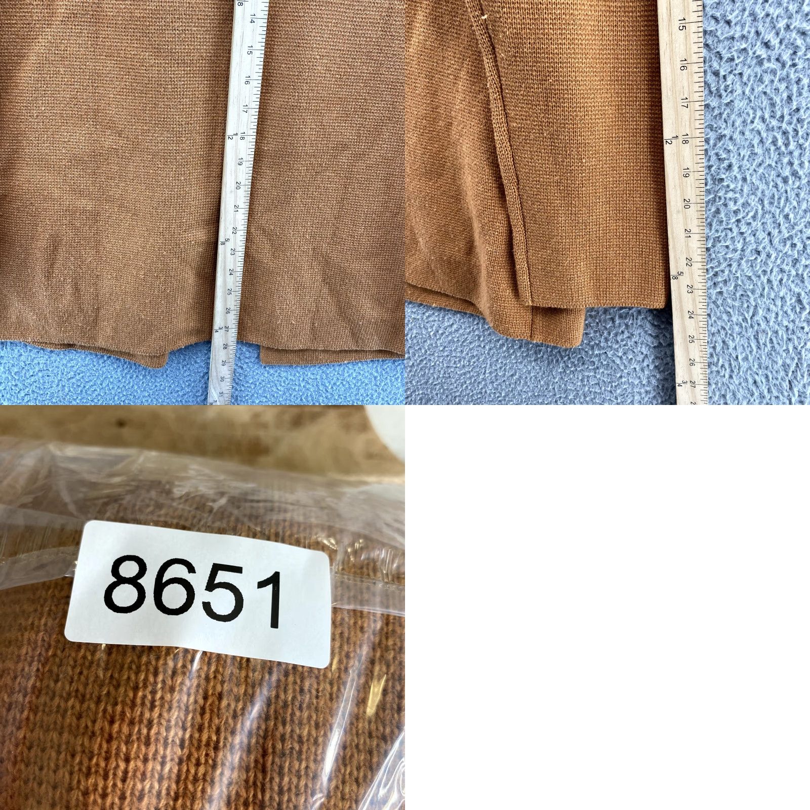 Talbots Talbots Knit Blazer Medium Orange Wool Blend Cardigan Corpcore Academia Office Blazer Shirt Women Regular Size M Size M / US 6-8 / IT 42-44 - 8 Thumbnail