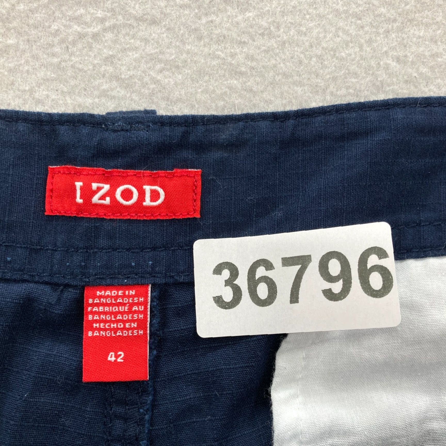 Izod IZOD Cargo Shorts Mens 42 Navy Blue Casual Outdoors Hiking Travel NWT Ripstop Cargo Short's Navy Blue 42 Mens Size US 42 / EU 58 - 4 Thumbnail
