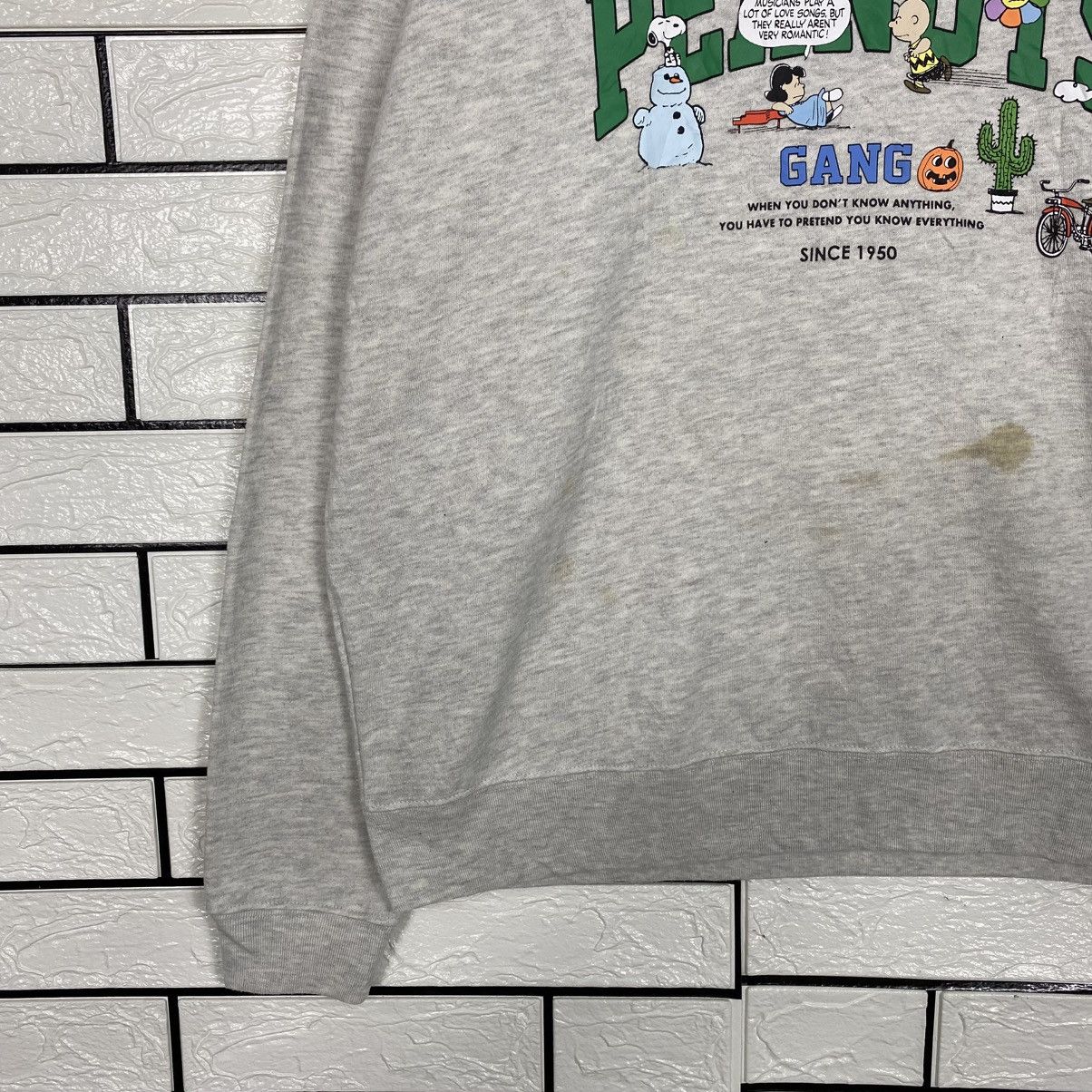 Japanese Brand 📌Vintage Sweatshirt Peanuts Big Logo Cartoon Size US S / EU 44-46 / 1 - 5 Thumbnail