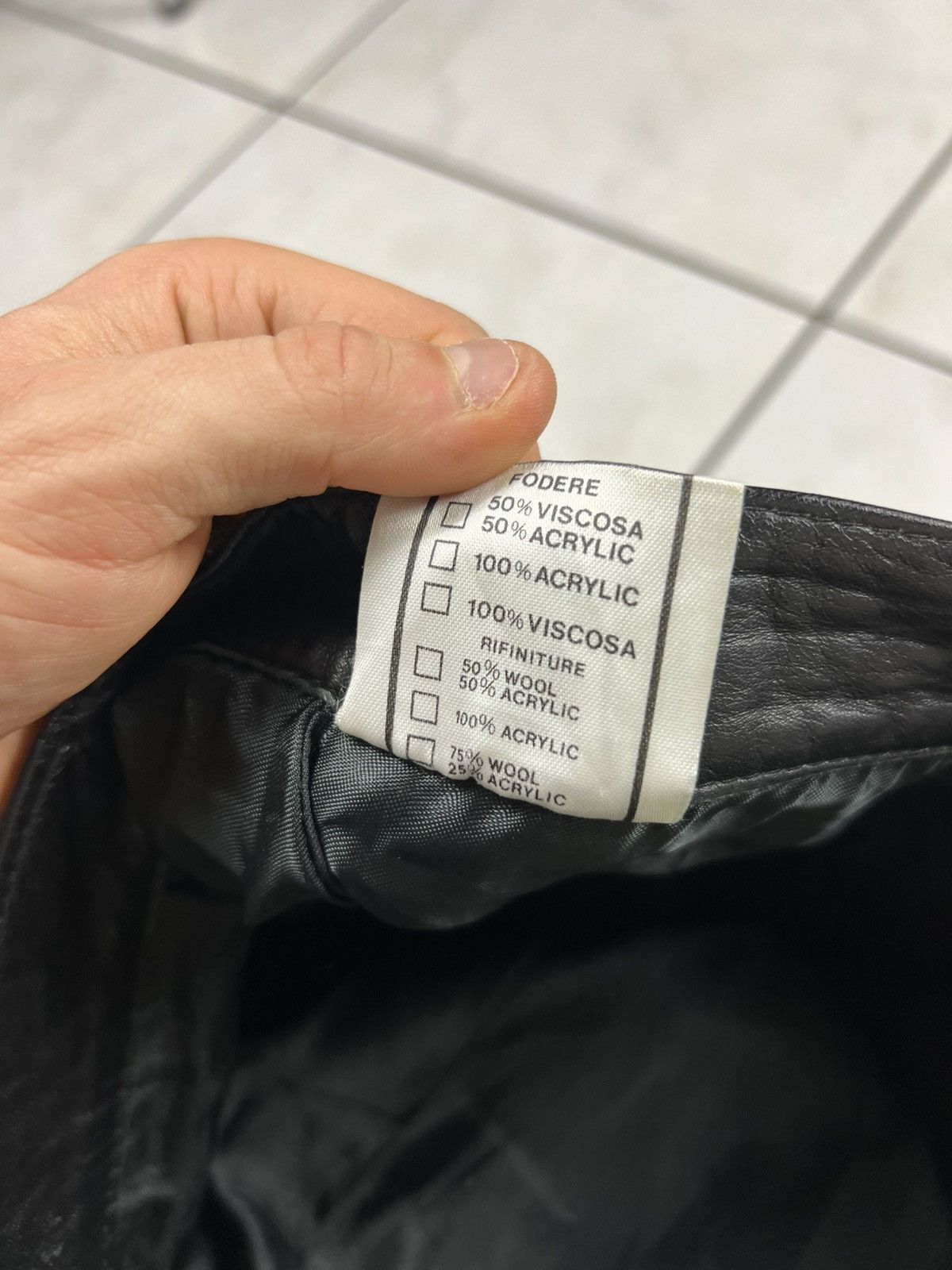 Genuine Leather Vintage genuine leather black opium casual pants trousers Size US 36 / EU 52 - 19 Thumbnail