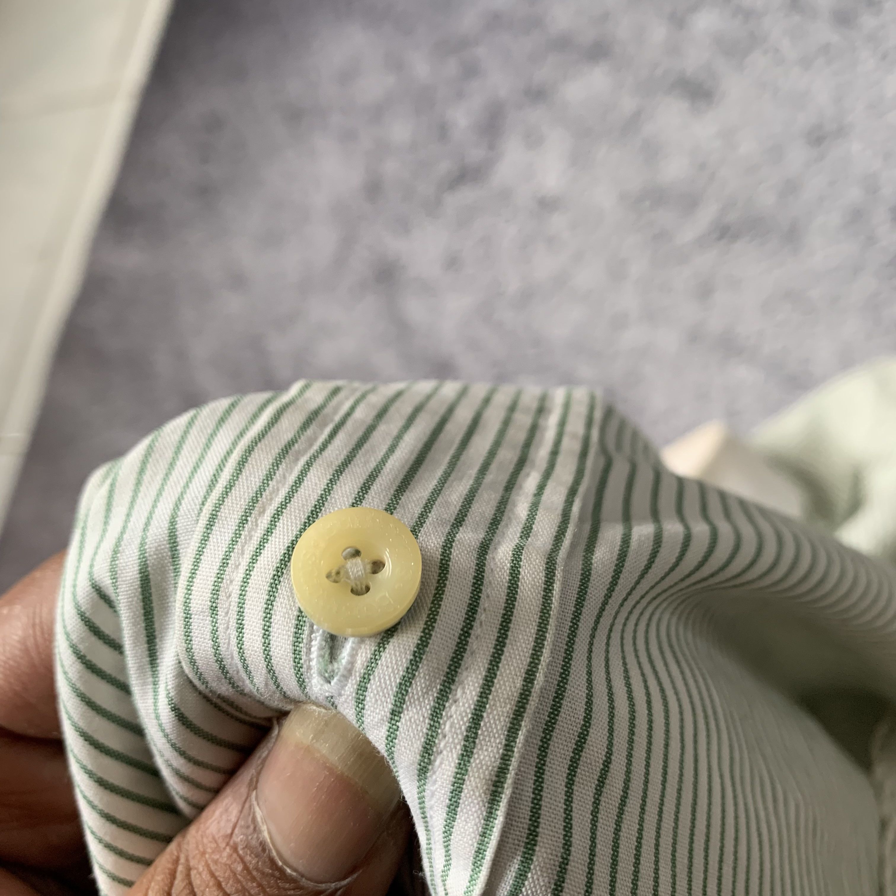 Burberry Vintage 90s Burberrys Striped Pocket Longsleeve Button Shirt Size US M / EU 48-50 / 2 - 6 Thumbnail