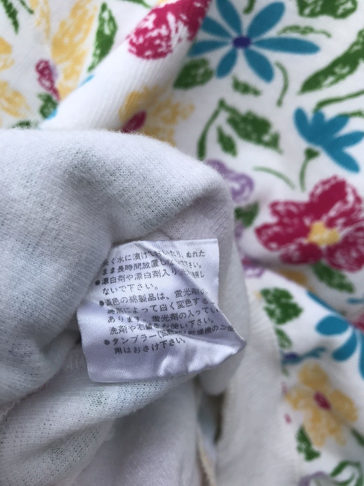 Japanese Brand Vintage Huitieme Overprinted Multicolour Floral Sweater Size M / US 6-8 / IT 42-44 - 10 Thumbnail