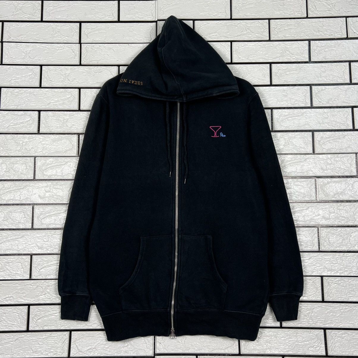 Japanese Brand SEKAI NO OWARI Insomnia Train Logo Zipper Hoodies #4261-C194 Size US M / EU 48-50 / 2 - 5 Thumbnail