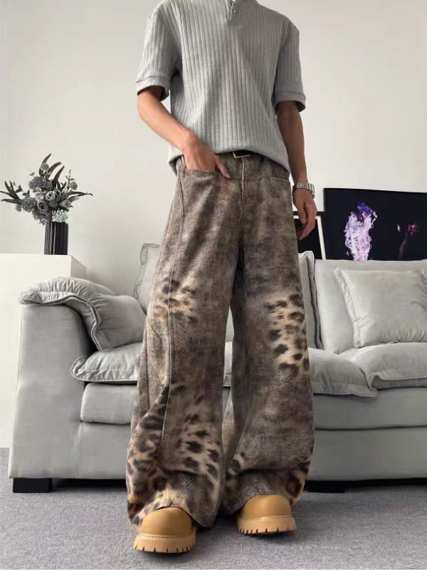 Other Post-apocalyptic-style leopard-print distressed jeans Size US 30 / EU 46 - 5 Thumbnail