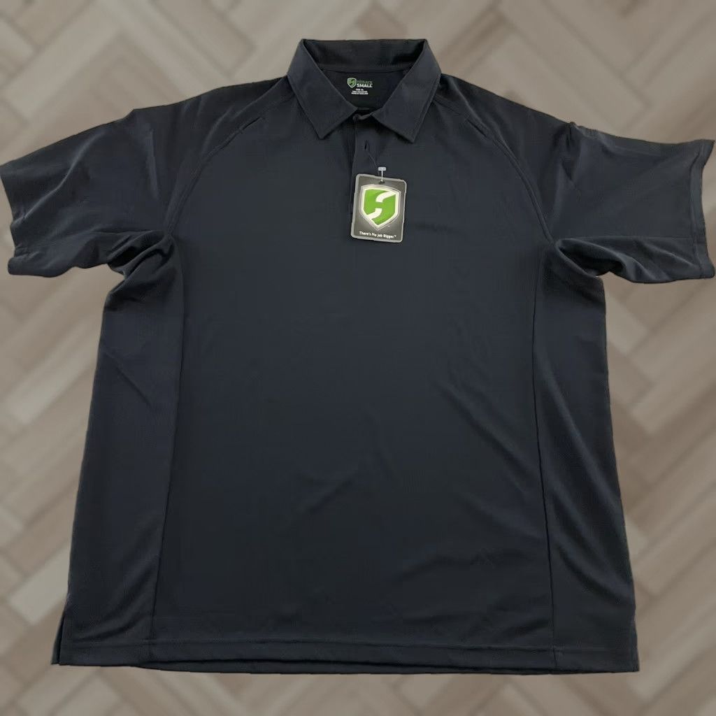 Vintage Horace Small Short Sleeve Button-Up Golf Polo Shirt Men XL Solid Black Size US XL / EU 56 / 4 - 1 Thumbnail
