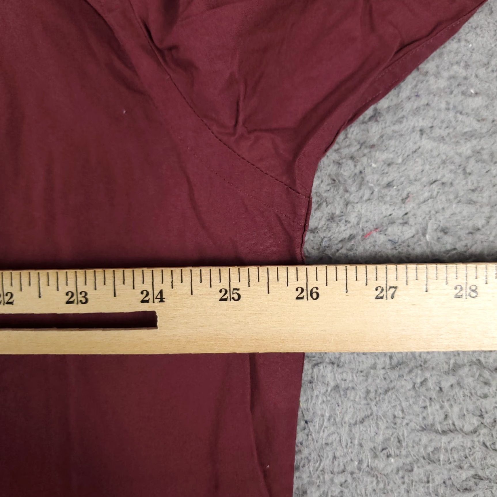 Nautica Nautica Dress Shirt Mens Size 16.5 Red Long Sleeve Button Up Collared 100% Cotton Vintage? No Style: Preppy Classic Modern Workwear Mens Size 42R - 5 Thumbnail