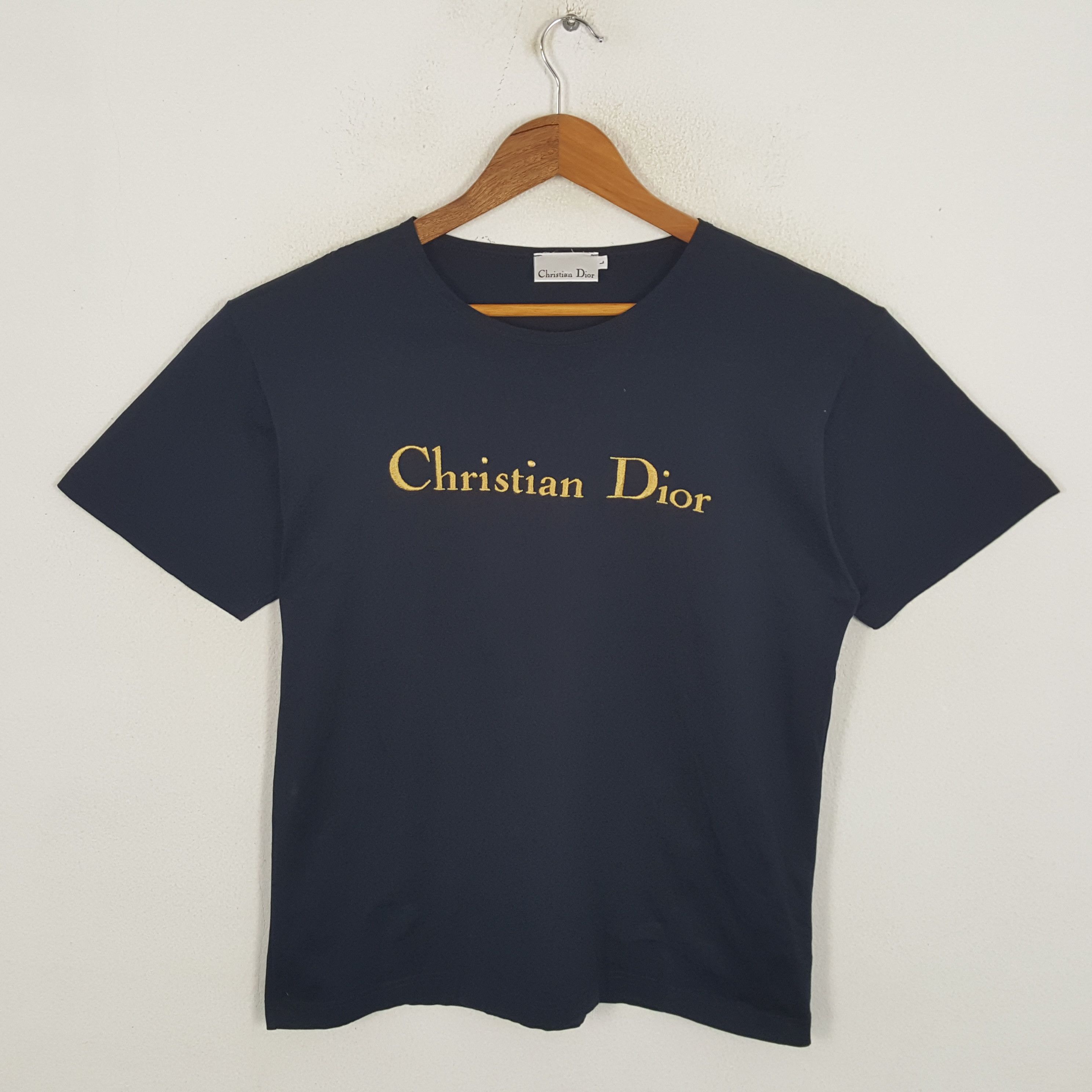 Christian Dior Monsieur × Vintage Vintage CHRISTIAN DIOR Luxury Fashion Brand T-Shirts Size US M / EU 48-50 / 2 - 1 Thumbnail