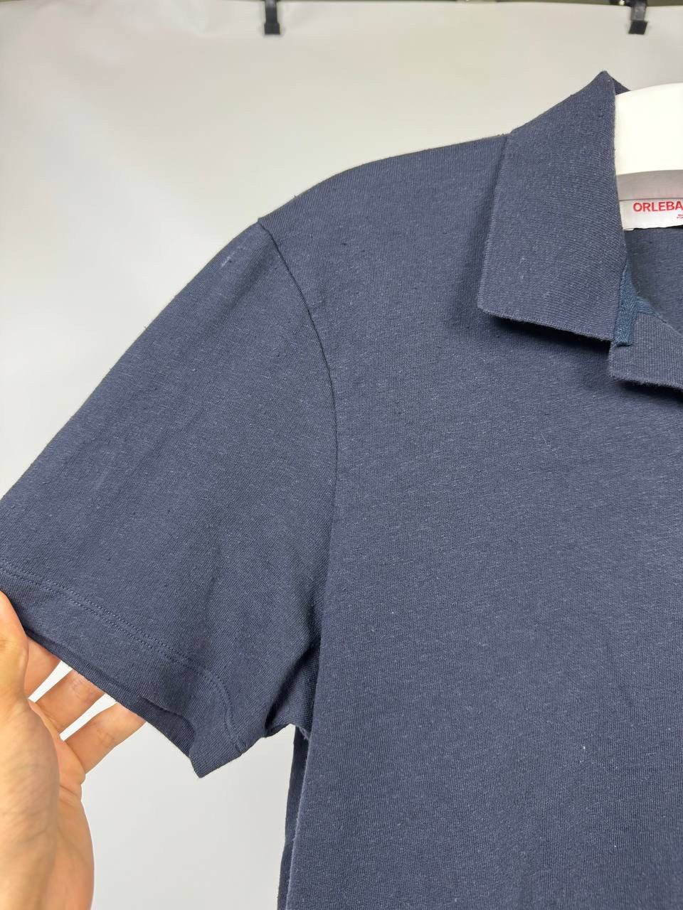 Designer × Orlebar Brown Luxury Designer Orlebar Brown Navy Polo Made in Portugal Size US M / EU 48-50 / 2 - 3 Thumbnail