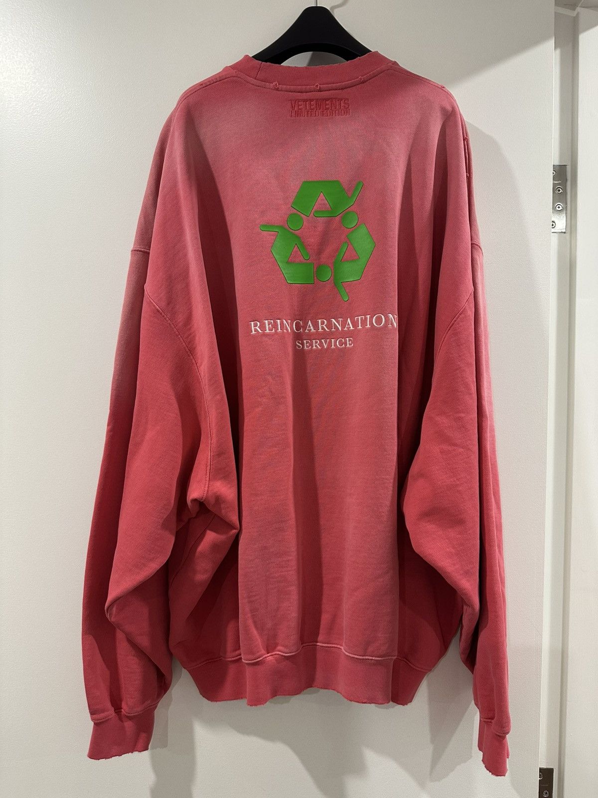 Vetements Vetements Iam not doing shit today sweatshirt pink Size US S / EU 44-46 / 1 - 4 Thumbnail