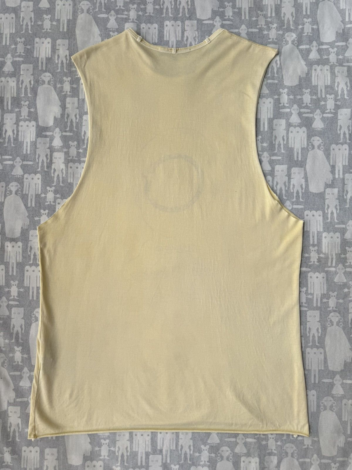 Raf Simons SS04 Rhapsodies Acid Yellow Loose Tank Top