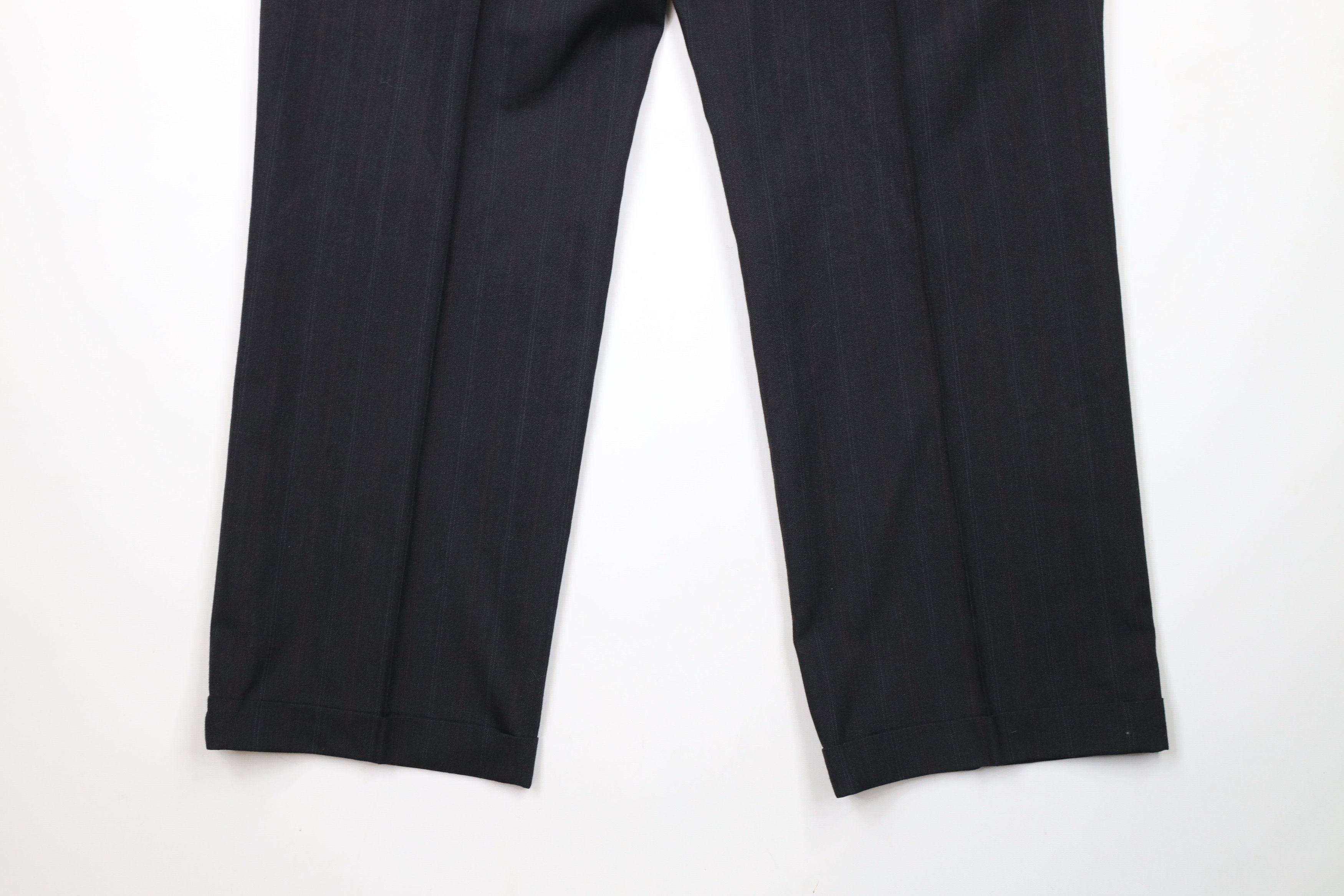 Vintage Vintage 70s Streetwear Striped Pleated Wide Leg Chino Pants Size US 40 / EU 56 - 11 Thumbnail