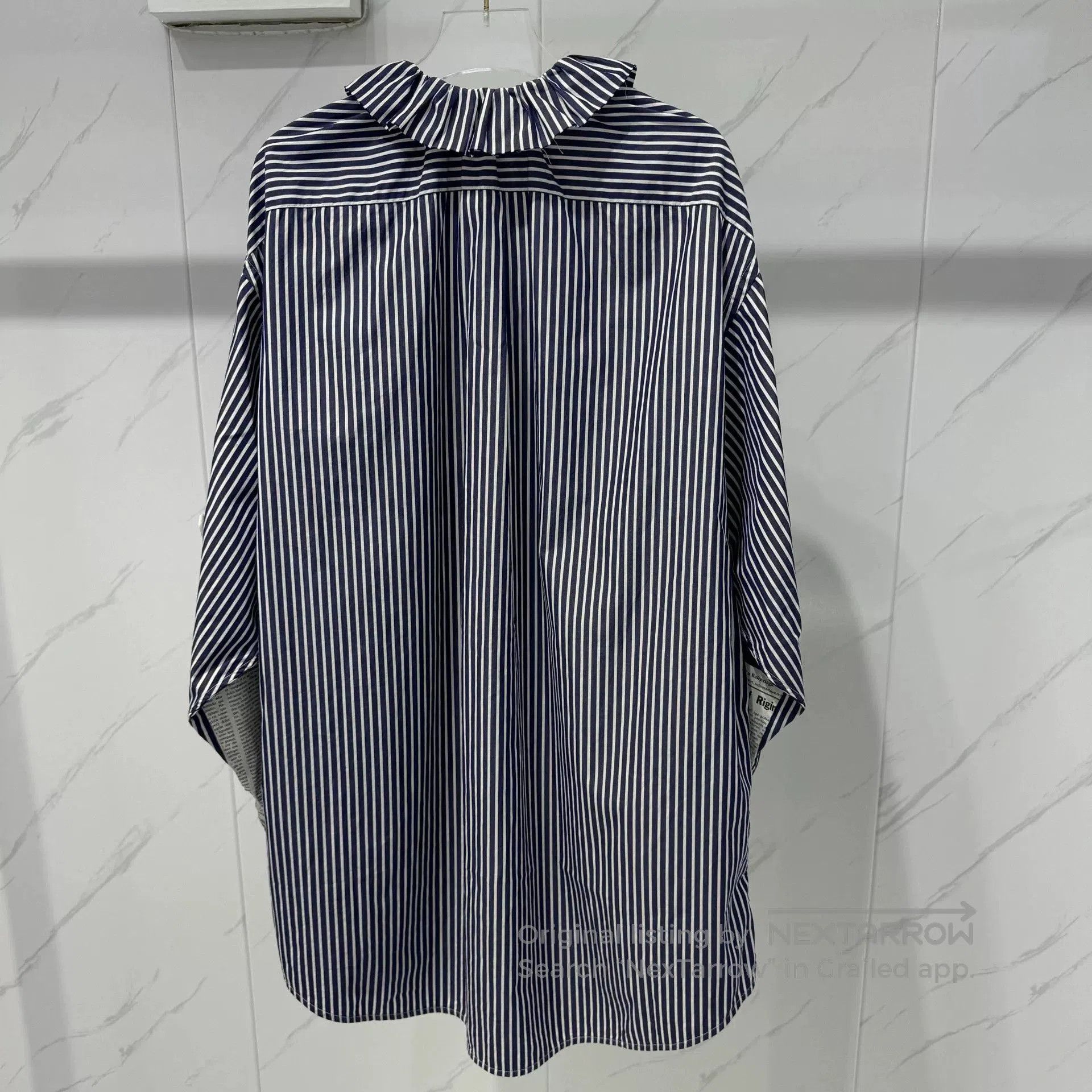 Balenciaga Balenciaga Striped Newspaper Shirt. Size XS / US 0-2 / IT 36-38 - 2 Thumbnail