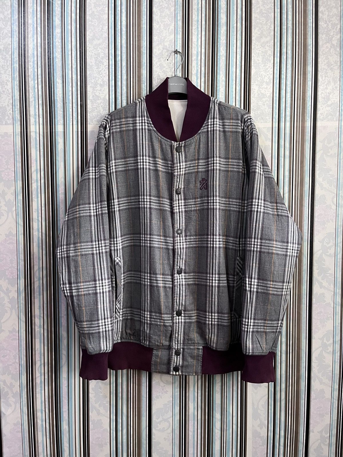 Sean John Reversible SJ 169 checked tartan #A2 Size US S / EU 44-46 / 1 - 1 Thumbnail