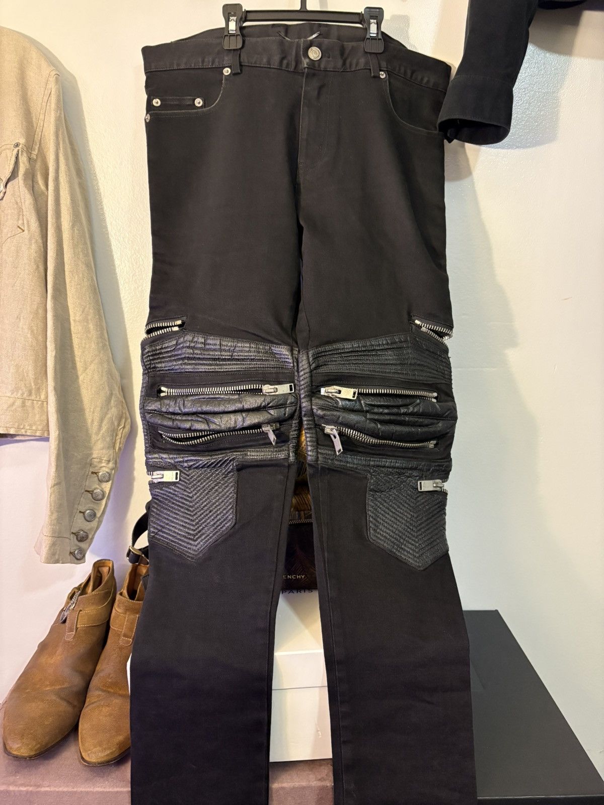 Saint Laurent Paris Saint Lauren biker jeans | Grailed
