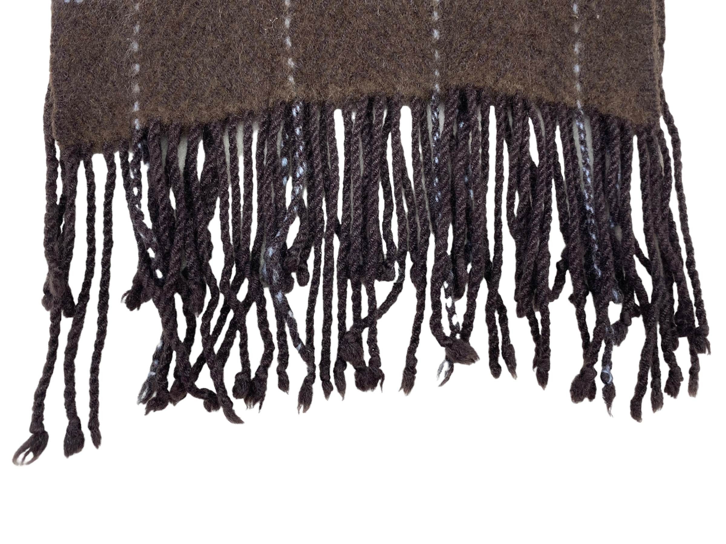 Takeo Kikuchi Vintage Takeo Kikuchi Pure Cashmere Checkered Scarf Luxury Size ONE SIZE - 9 Thumbnail