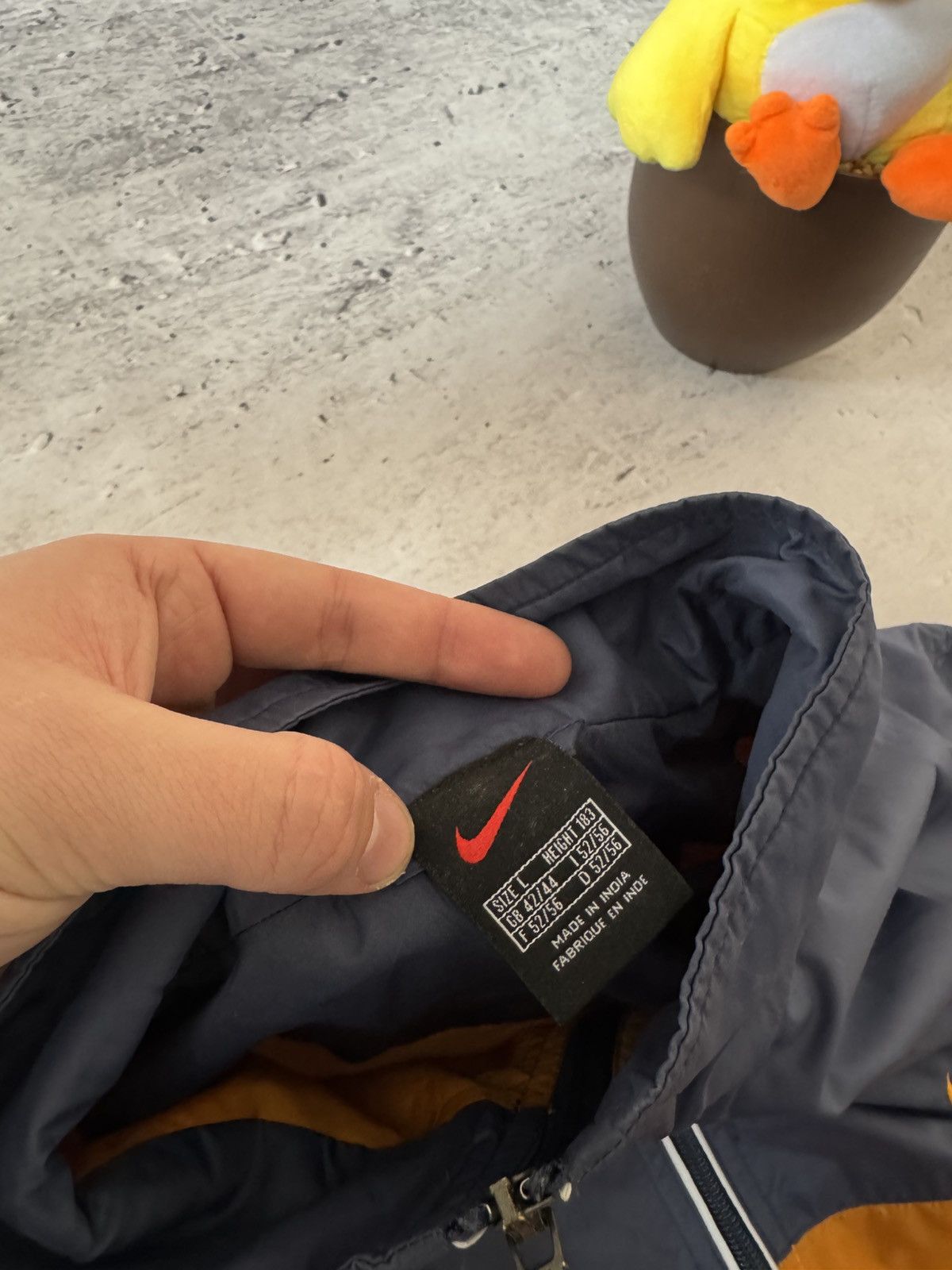 Nike × Vintage NIKE VINTAGE NYLON BASIC LOGO OVERSIZE BAGGY TRACK SUIT FIT Size US L / EU 52-54 / 3 - 7 Thumbnail