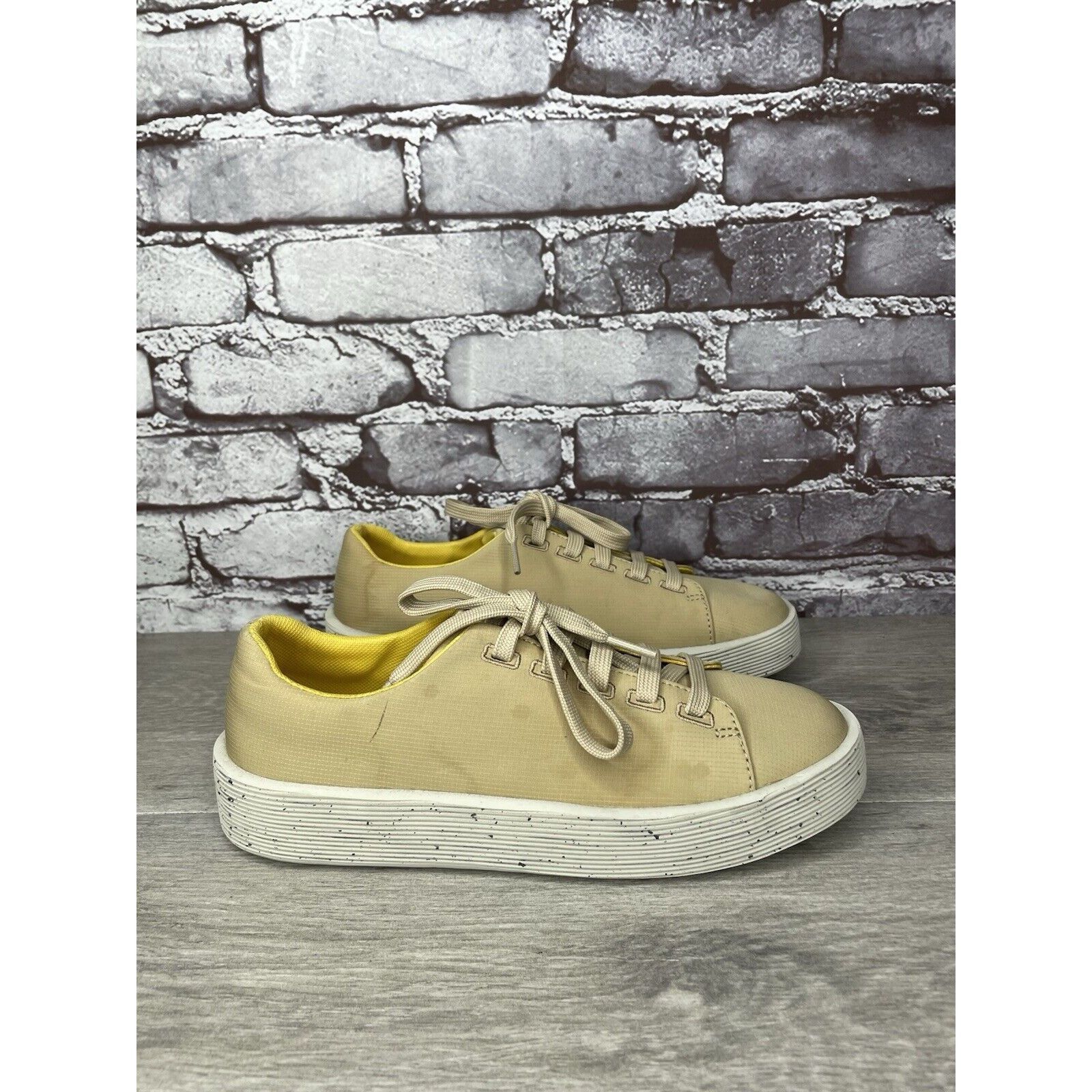 Camper Camper Yellow Leather Casual Lace Up Lightweight Sneakers Wo Size US 6 / IT 36 - 4 Thumbnail