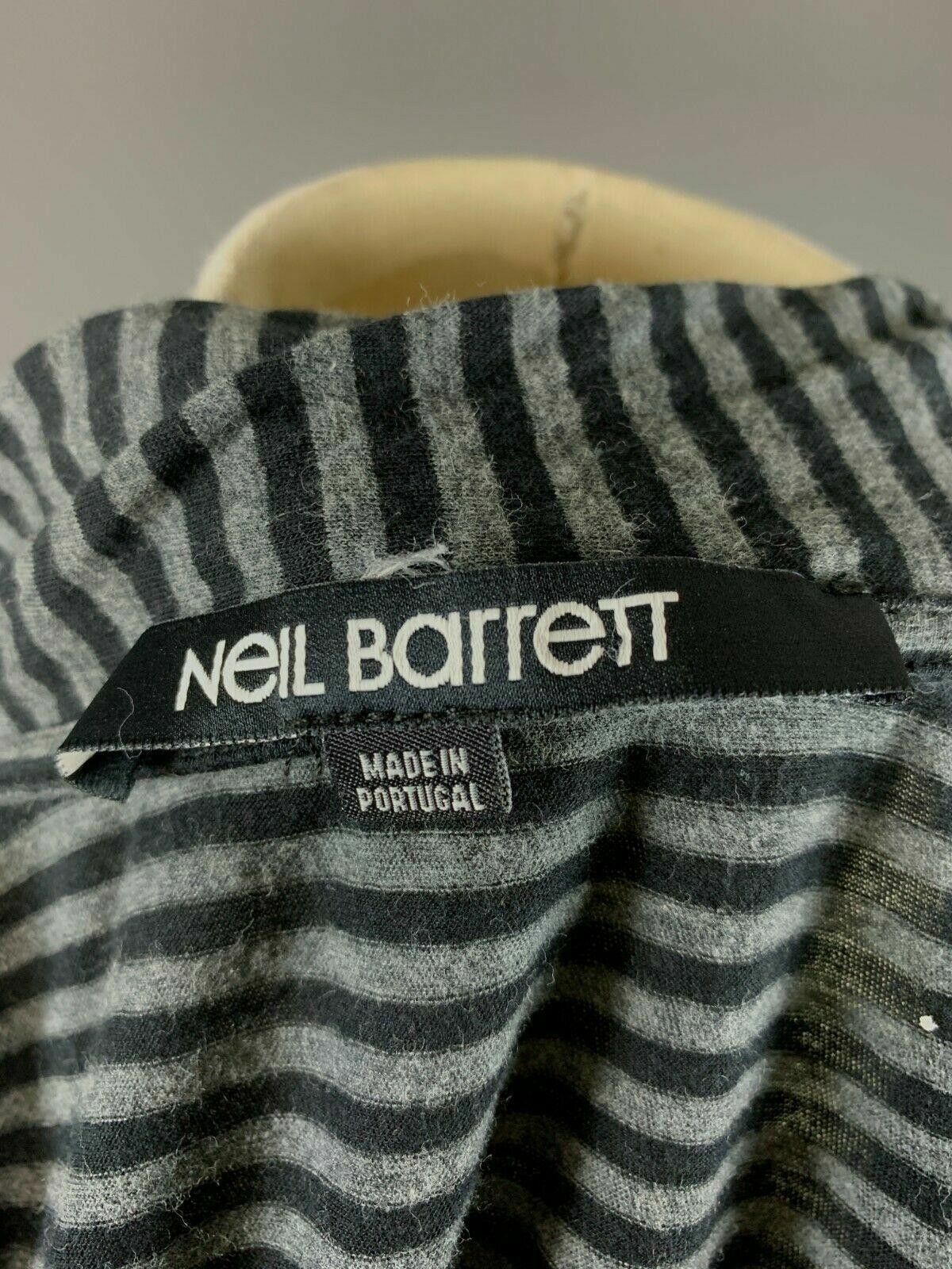 Neil Barrett Neil Barrett Black Striped Crew Neck Pullover Sweater Size L Size L / US 10 / IT 46 - 8 Thumbnail